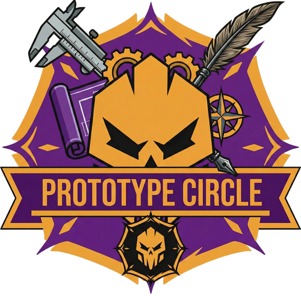 Prototype Circle logo for online role-playing games